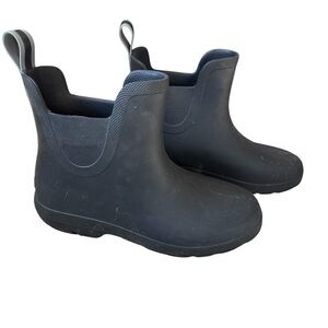 Totes Everywear Black Ankle Rain Women Boots Shoes 7